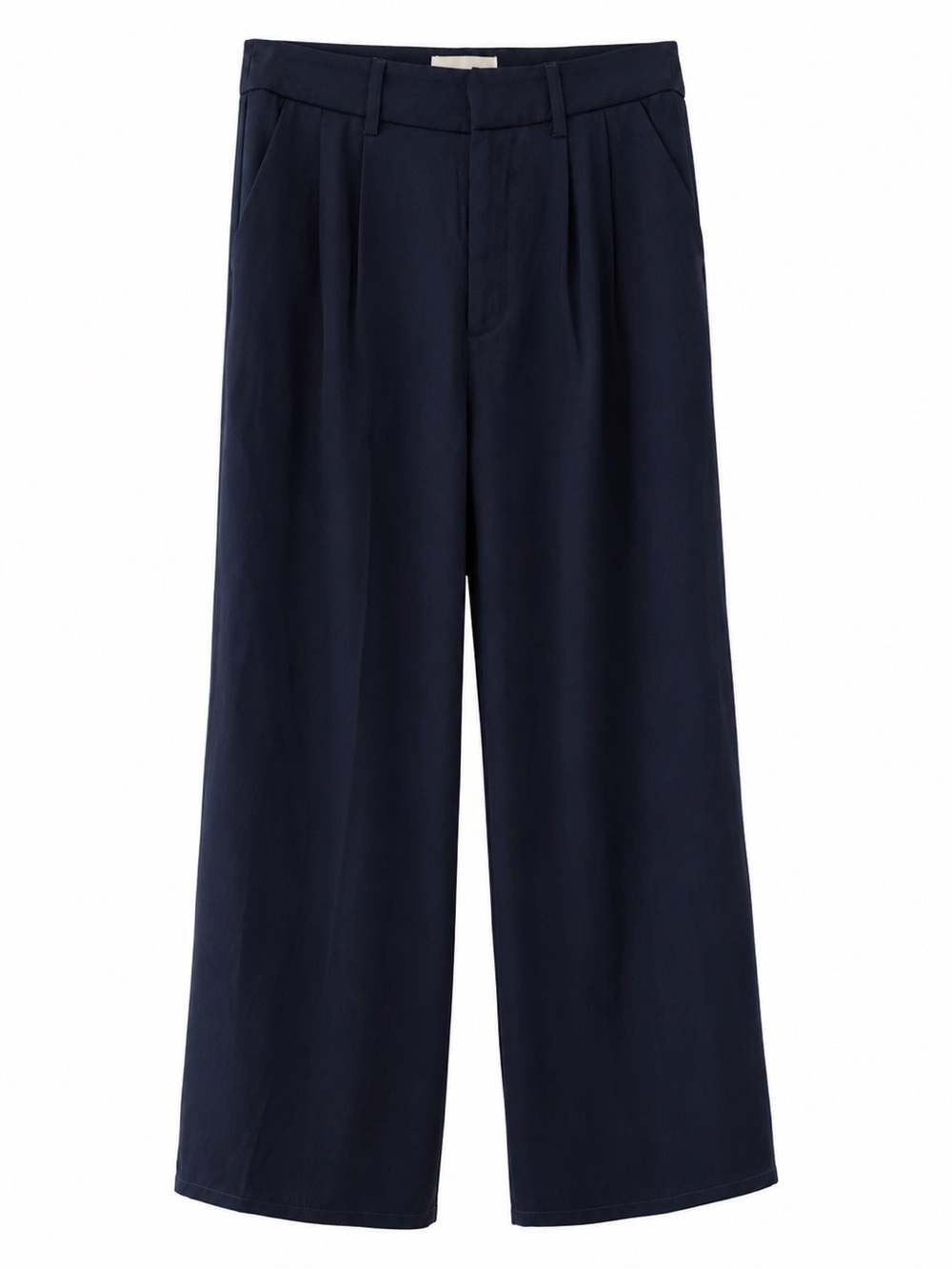 Easy Clothes French Store Wide Leg Loose Trousers - Navy size S